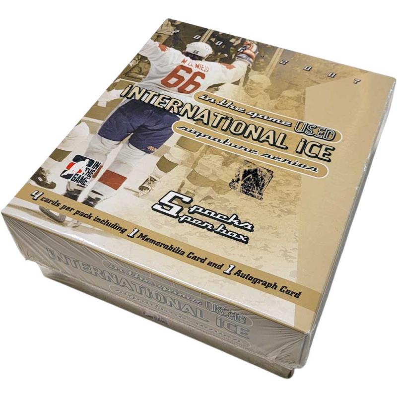 Sealed Box 2006-07 In The Game Used International Ice Signature Series