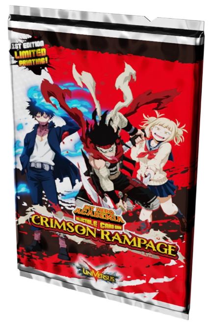 My Hero Academia Collectible Card Game - 1 Booster - Crimson Rampage