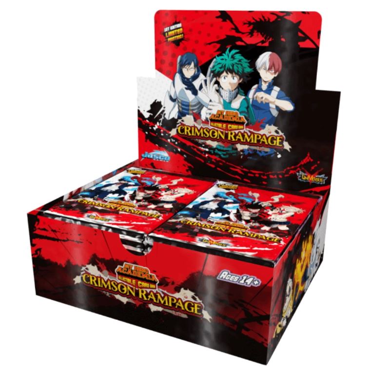 My Hero Academia Collectible Card Game - Booster Display (24 packs) - Crimson Rampage