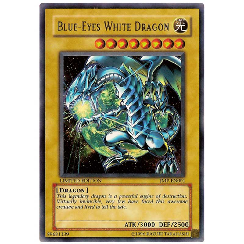 Yu-Gi-Oh, Blue-Eyes White Dragon (Sealed) (From Shonen Jump Magazine Sweden) [JMP-EN001]