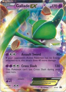 JUMBO, XY Promo Cards, Gallade-EX - XY45 - Ultra Rare Promo JUMBO (Large card)