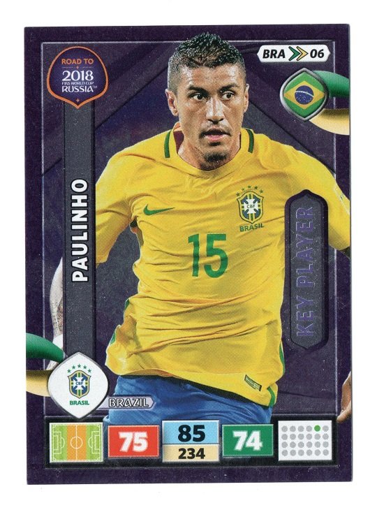 Key Player - 12 - Paulinho  - (Brazil) - BRA06 -  Road To World Cup Russia 2018