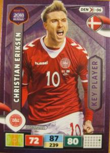 Key Player - 03 - Christian Eriksen - (Denmark) - DEN06 -  Road To World Cup Russia 2018