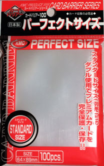 KMC Standard Sleeves - Perfect Size (100 Sleeves) [Inner Sleeves]
