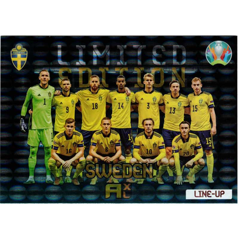 XXL Adrenalyn Euro 2021 (Kick Off) - Line Up Sweden - XXL Limited Edition (Stort Kort)