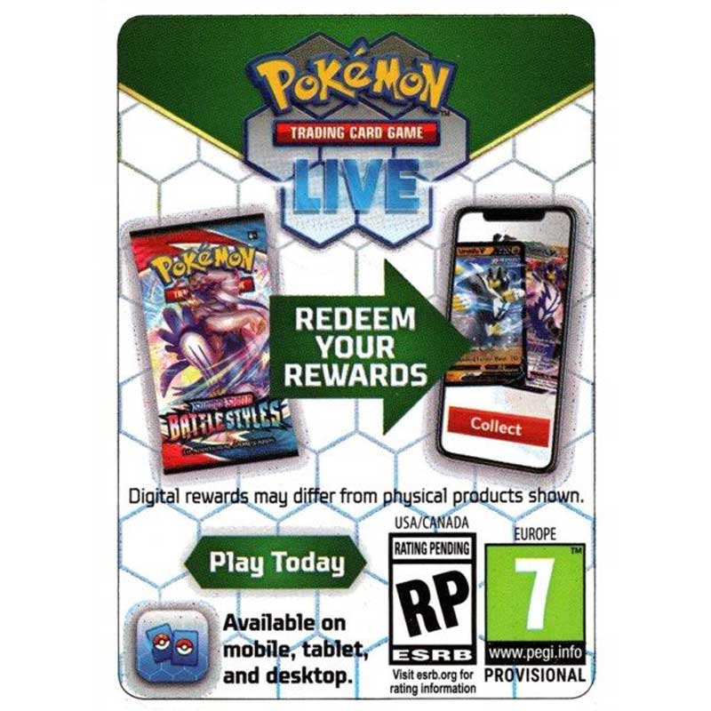 Pokemon, VMAX Dragons Premium Collection Box (Rayquaza VMAX & Duraludon VMAX) Code Card