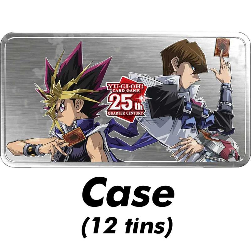 Yu-Gi-Oh! - 25th Anniversary Tin: Dueling Mirrors [Silver] - Case [12 Tins]