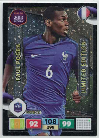 Paul Pogba - France, Limited Edition, Panini Road To World Cup Russia 2018