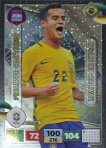 Philippe Coutinho - Brazil, Limited Edition, Panini Road To World Cup Russia 2018