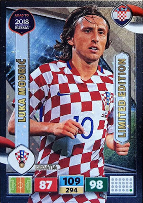Luka Modric - Croatia, Limited Edition, Panini Road To World Cup Russia 2018