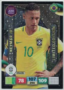Neymar Jr. - Brazil, Limited Edition, Panini Road To World Cup Russia 2018