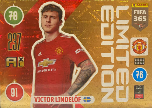 Adrenalyn XL FIFA 365 2021 - Viktor Lindelöf (Manchester United) - Limited Edition