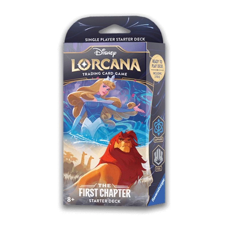 Lorcana - The First Chapter - Deck - Sapphire/Steel [ Aurora & Simba ]