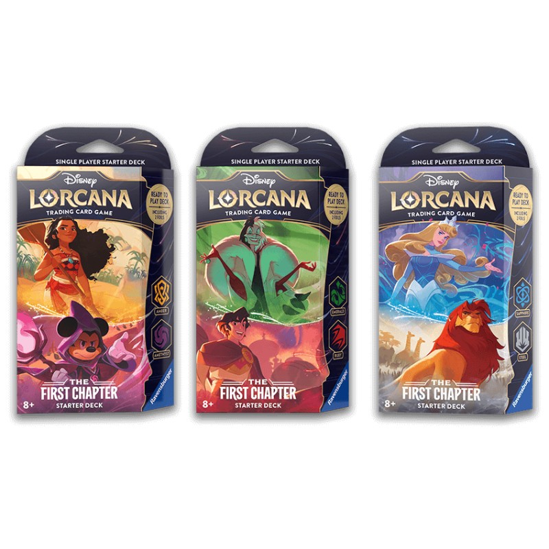 Lorcana - The First Chapter - Deck Bundle [3 Different decks]