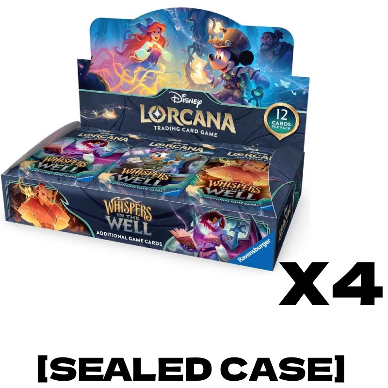 PRE-BUY: Lorcana - Whispers in the Well - Case (4 Displays) (Preliminary release November 7:th 2025)