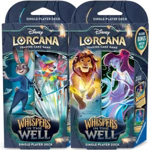 PRE-BUY: Lorcana - Whispers in the Well - DECK BUNDLE: 'AMBER & EMERALD' + 'SAPPHIRE & STEEL' (Preliminary release November 7:th 2025)