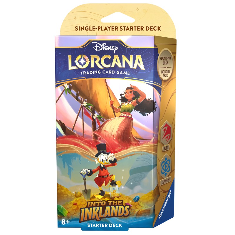 Lorcana - Into the Inklands - Deck - Ruby/Sapphire [ Moana & Scrooge McDuck ]