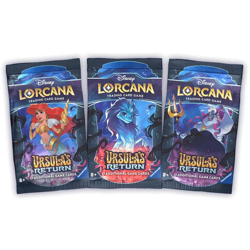 PRE-BUY: Lorcana - Ursula's Return - Booster x 3 (Preliminary release May 17:th 2024)