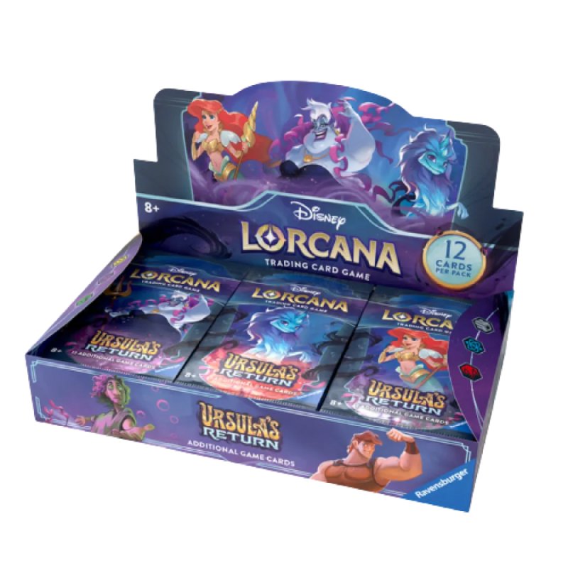 PRE-BUY: Lorcana - Ursula's Return - Display (24 Boosters) (Preliminary release May 17:th 2024)
