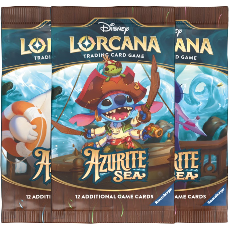 FÖRKÖP: Lorcana - Azurite Sea - Booster x 3 (Preliminär release 15:e november 2024)