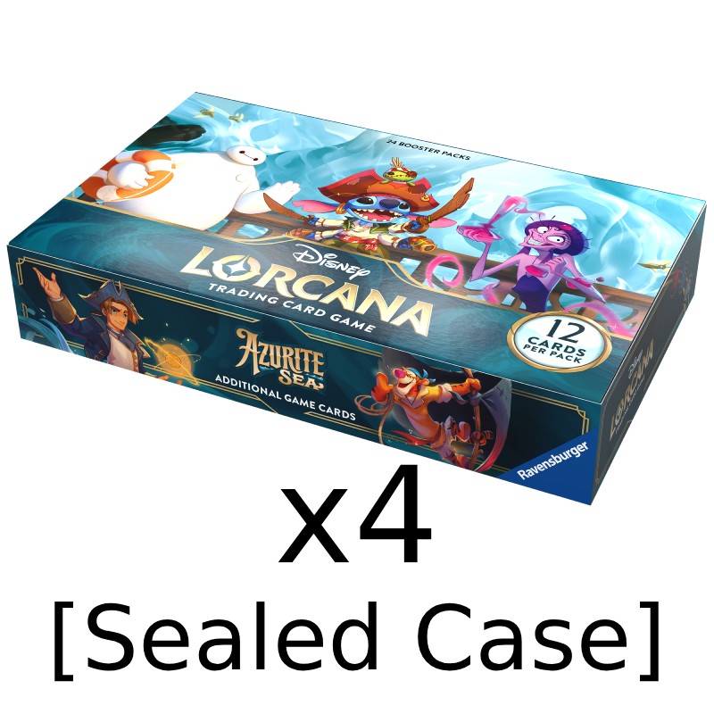 FÖRKÖP: Lorcana - Azurite Sea - Case (4 Displays) (Preliminär release 15:e november 2024)