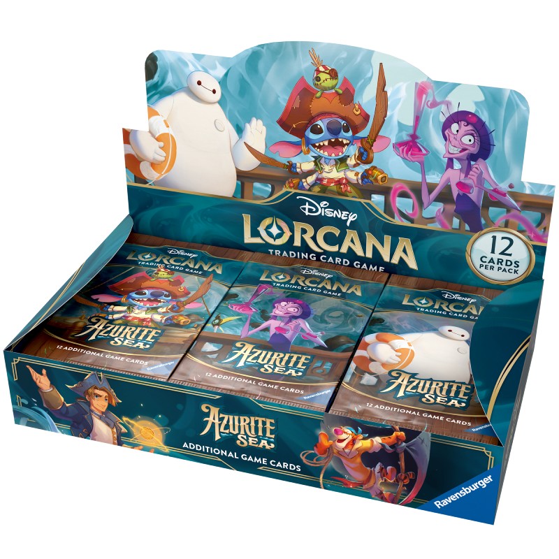 FÖRKÖP: Lorcana - Azurite Sea - Display (24 Boosters) (Preliminär release 15:e november 2024)