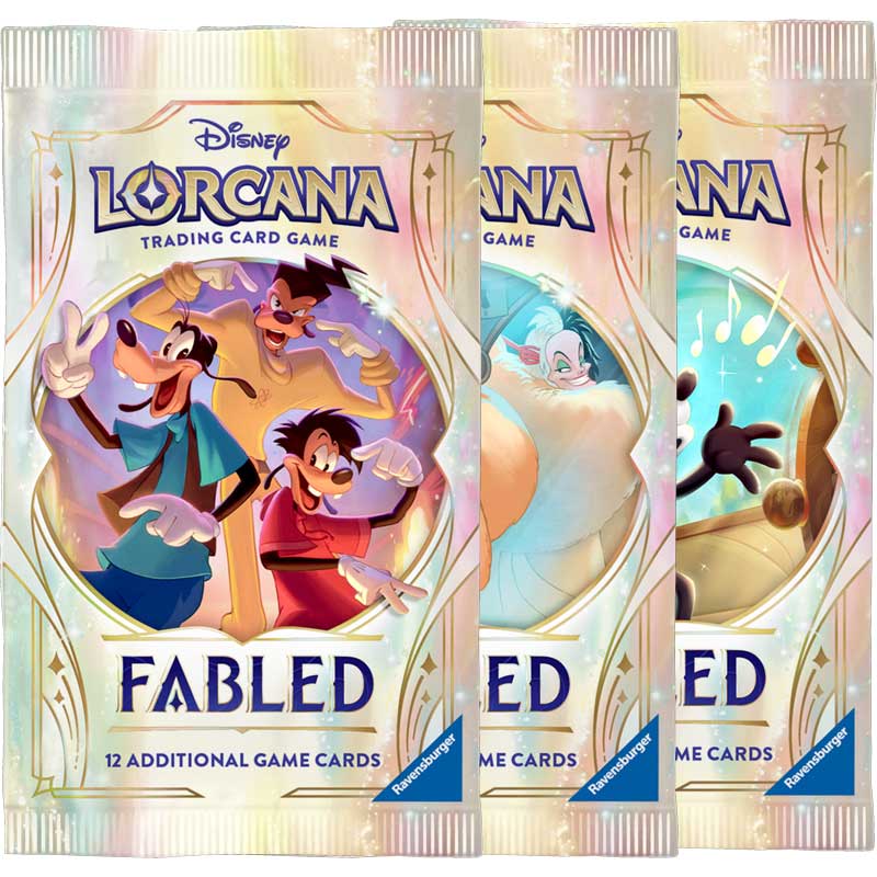FÖRKÖP: Lorcana - Fabled - Booster x 3 (Preliminär release 29:e augusti 2025)