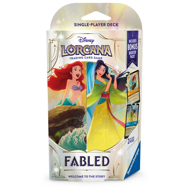 FÖRKÖP: Lorcana - Fabled - DECK: AMBER & SAPPHIRE (Preliminär release 29:e augusti 2025)