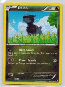 Pokemon, Legendary Treasures, Deino - 97/113 - Common