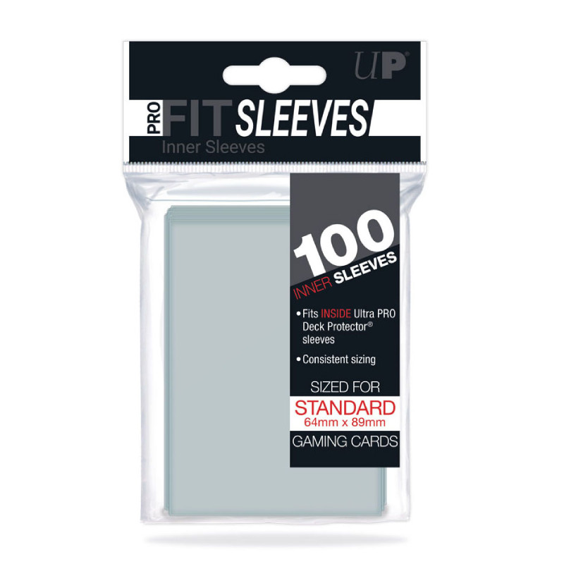PRO-Fit Standard Size Deck Protectors 100ct (Clear Ultra Pro)