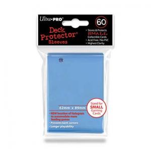 Small deck protector sleeves, ljusblå, 60st - Ultra Pro