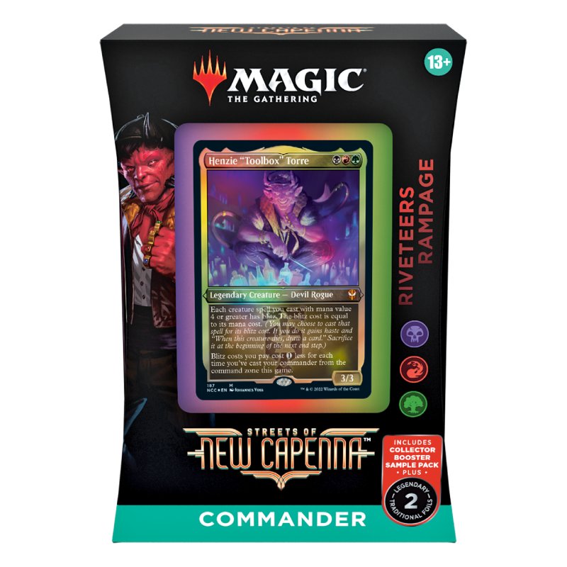 Magic, Streets of New Capenna, Commander Deck: Riveteers Rampage (Black, Red, Green)
