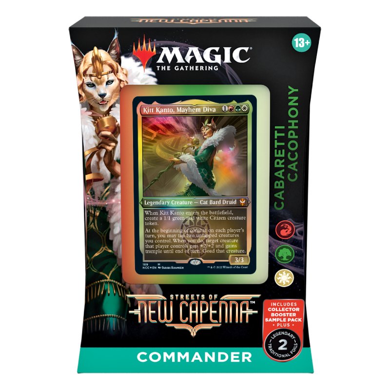 Magic, Streets of New Capenna, Commander Deck: Cabaretti Cacophony (Red, Green, White)