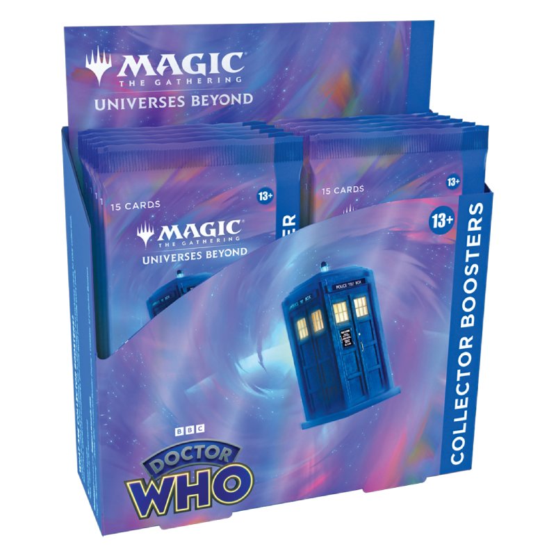 Magic, Universes Beyond: Doctor Who, Collector Booster Display