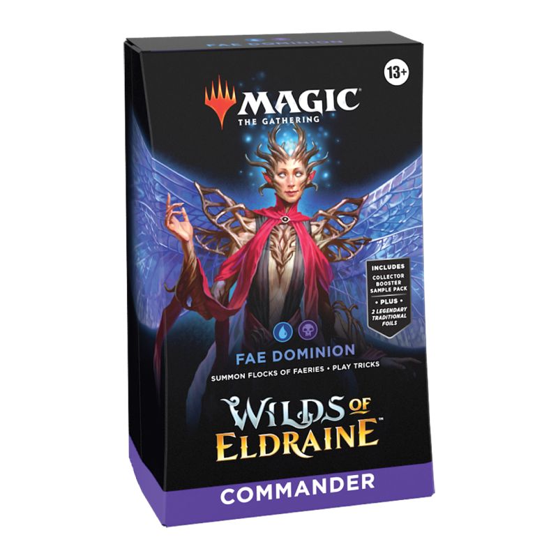 Magic, Wilds of Eldraine, Commander Deck: Fae Dominion (Blue/Black)