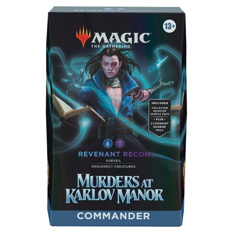 Magic, Murders at Karlov Manor, Commander Deck: Revenant Recon [Blue-Black]