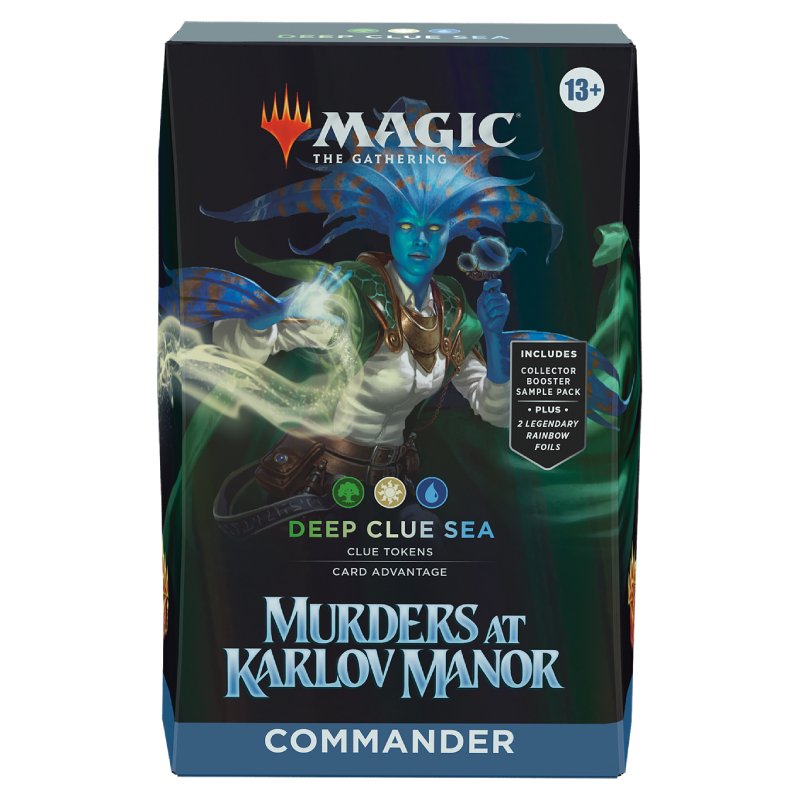 Magic, Murders at Karlov Manor, Commander Deck: Deep Clue Sea [Green-White-Blue]