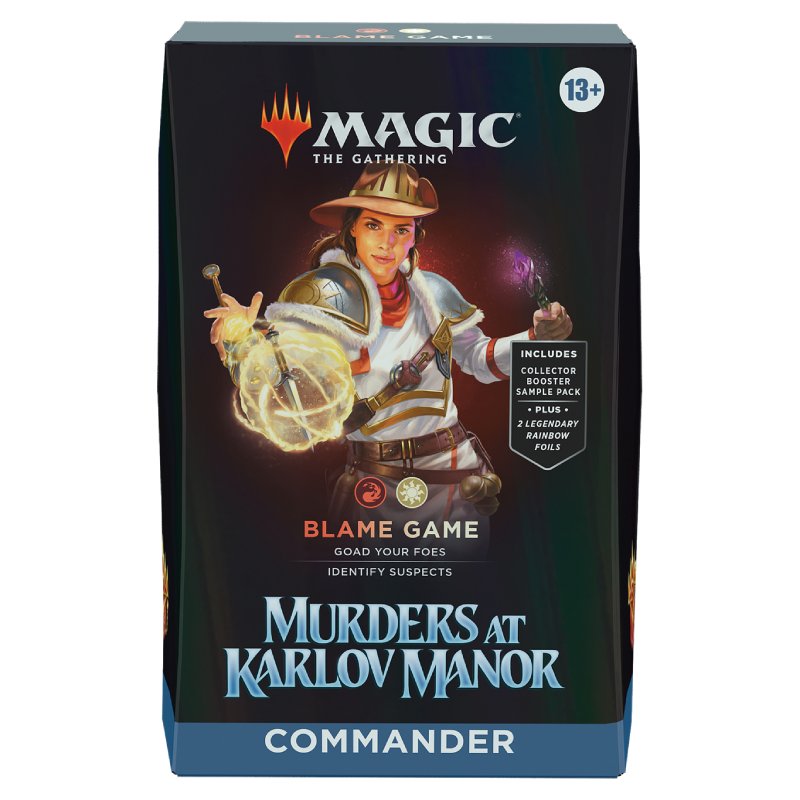 Magic, Murders at Karlov Manor, Commander Deck: Blame Game [Red-White]