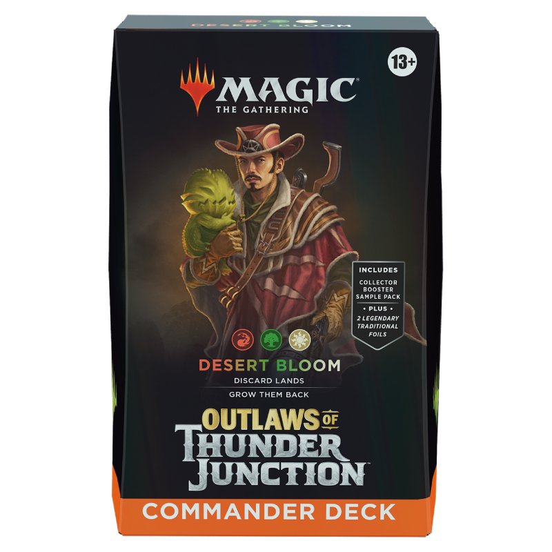 Magic, Outlaws of Thunder Junction, Commander Deck: Desert Bloom [Red-Green-White]