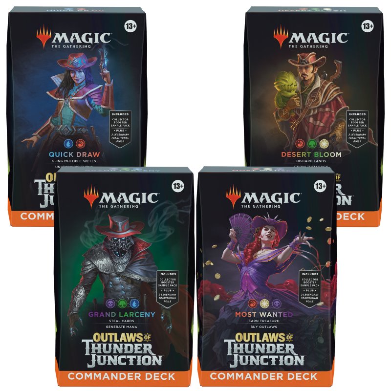 Magic, Outlaws of Thunder Junction, Commander Deck x 4