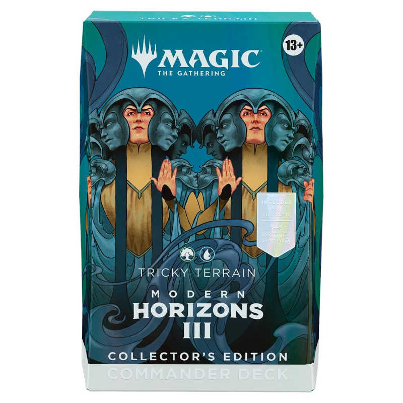 Magic, Modern Horizons 3, Commander Deck: Collector’s Edition - Tricky Terrain [Green, Blue]