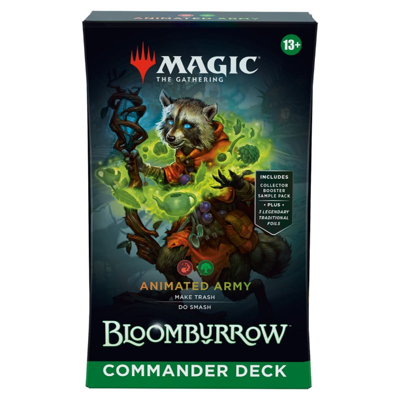 Magic, Bloomburrow, Commander Deck: Animated Army [Red, Green]