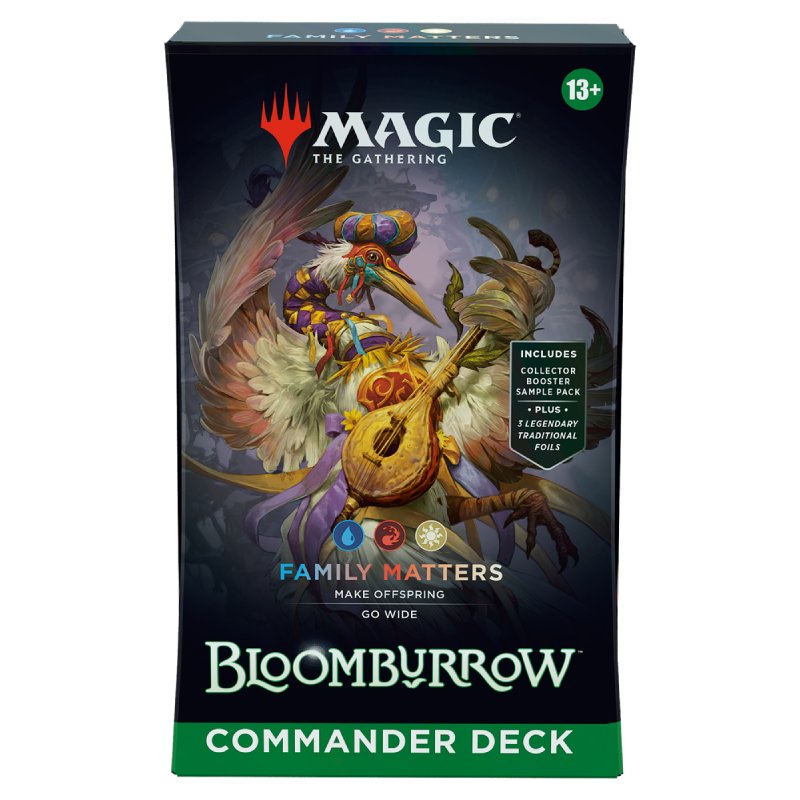 Magic, Bloomburrow, Commander Deck: Family Matters [Blue, Red, White]