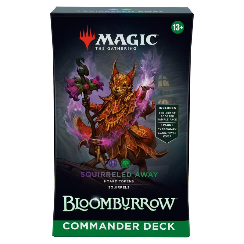 Magic, Bloomburrow, Commander Deck: Squirreled Away [Black, Green]