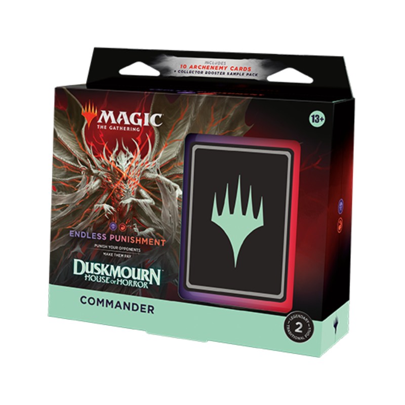 FÖRKÖP [Early Sales]: Magic, Duskmourn: House of Horror, Commander Deck: Endless Punishment [Black/Red] (Preliminär release 20:e september 2024)