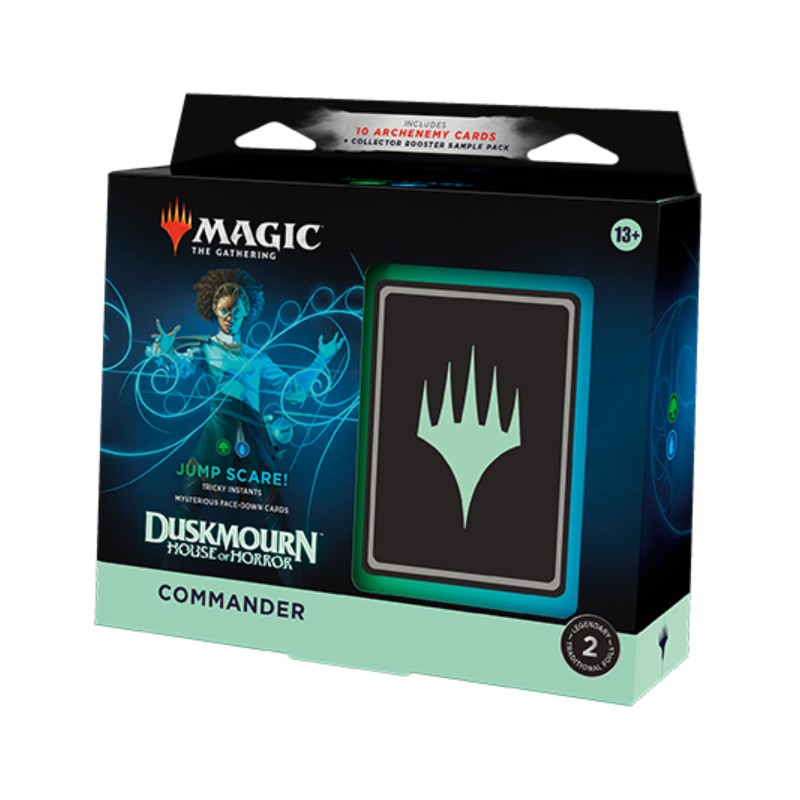 FÖRKÖP [Early Sales]: Magic, Duskmourn: House of Horror, Commander Deck: Jump Scare! [Green/Blue] (Preliminär release 20:e september 2024)