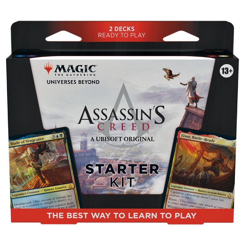 FÖRKÖP: Magic, Universes Beyond: Assassin’s Creed, Starter Kit (Preliminär release 5:e juli 2024)