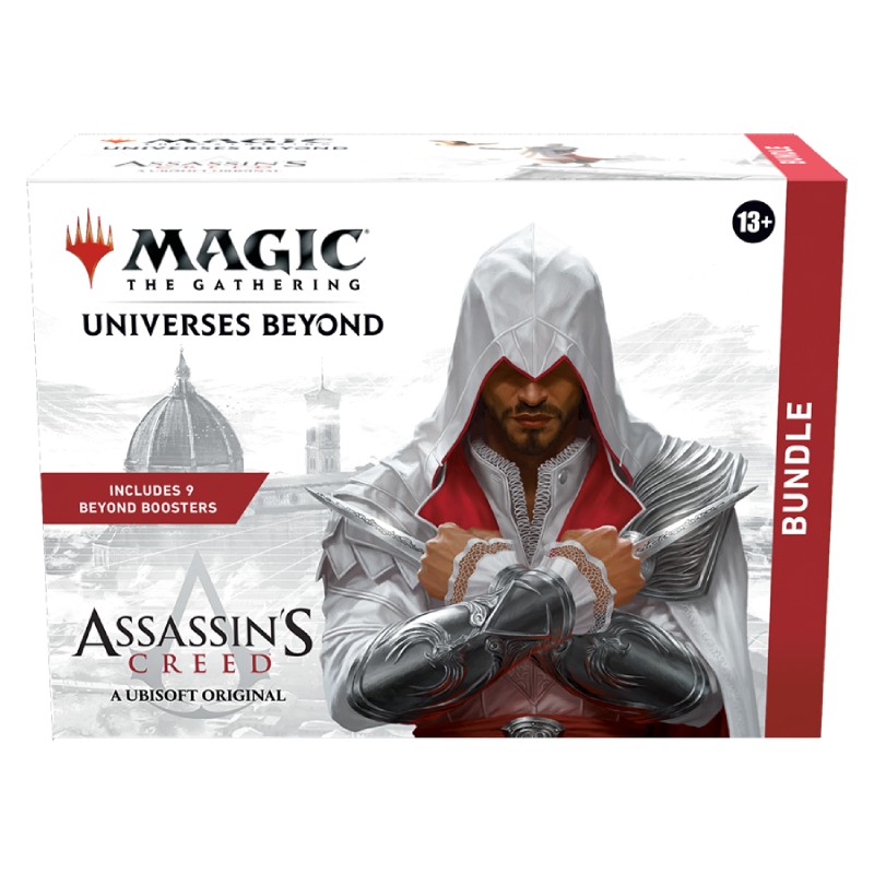 FÖRKÖP: Magic, Universes Beyond: Assassin’s Creed, Bundle (Preliminär release 5:e juli 2024)