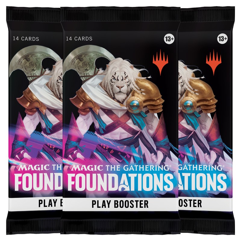 FÖRKÖP [Early Sales]: Magic, Foundations, 3 PLAY Booster (Preliminär release 8:e november 2024)