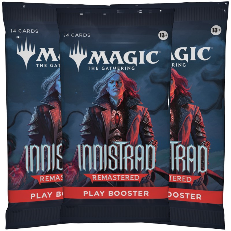 FÖRKÖP: Magic, Innistrad Remastered, 3 PLAY Boosters (Preliminär release 24:e januari 2025)